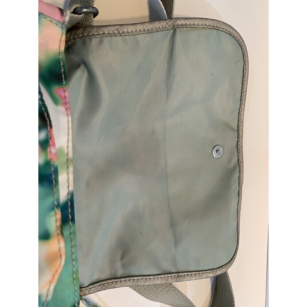 Kipling Womens Shoulder Handbag Floral Nylon Vibrant Colors Purse Spring - Picture 9 of 15